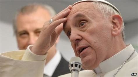 Pope Francis Strikes An Unusual New Tone Bbc News