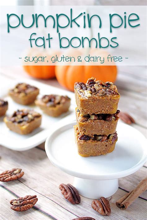Pumpkin Pie Bites Low Carb And Dairy Free Fat Bombs