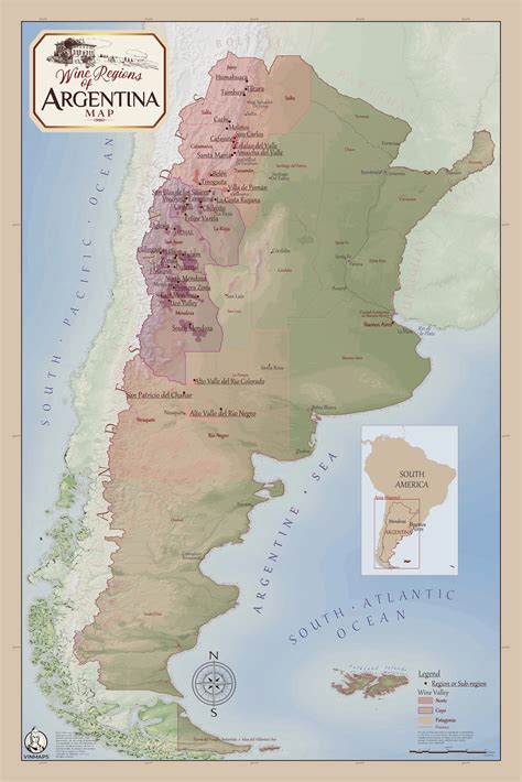 Wine Regions Of Argentina Map Ph