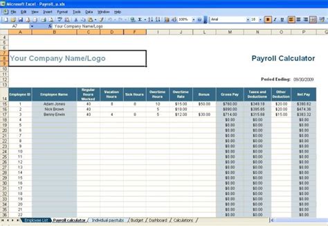 Check spelling or type a new query. Excel Payroll template | Free source code, tutorials and articles