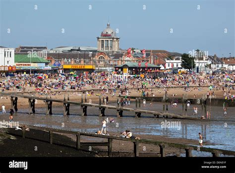 The Beach At Southend On Sea Stock Photo Alamy