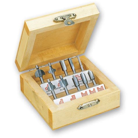 Proxxon 10 Piece Wood Router Bit Set 29020 | Hobbies