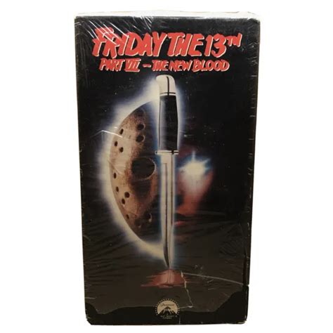 Paramount Friday The 13th Part Vii 7 The New Blood Vhs 1988 1st
