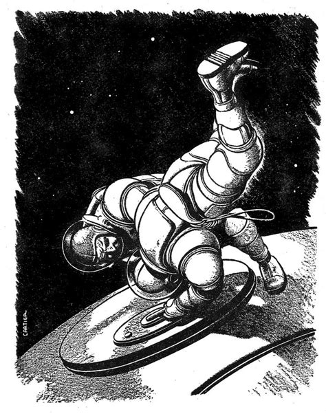 Fantastic Mid Century Science Fiction Pulp Illustrations Science