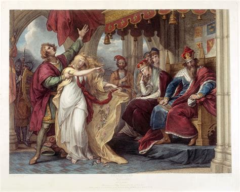 Hamlet Act Iv Scene V Elsinoreking Queen Laertes Ophelia And