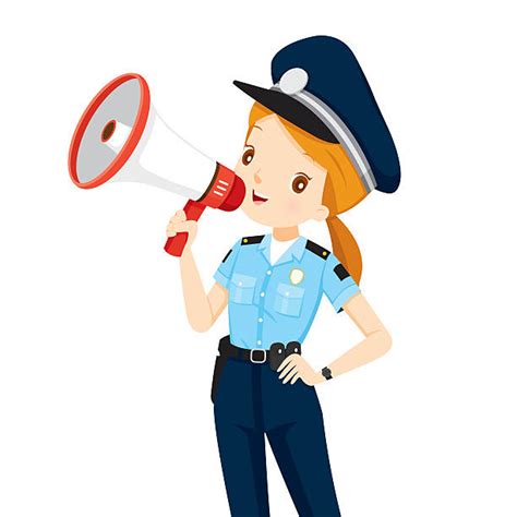 Cartoon Police Woman Clip Art Vector Images And Illustrations Istock