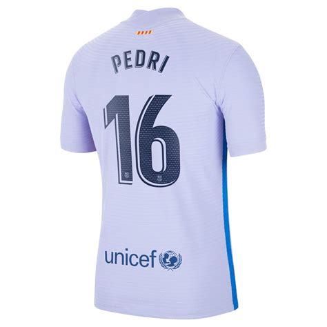 Pedri Barcelona Nike 202122 Away Authentic Player Jersey Purple