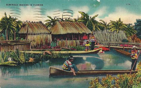 Seminole Indians In The Florida Everglades Northeast News