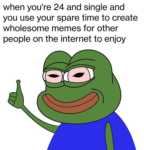 Pepe Looks On The Bright Side