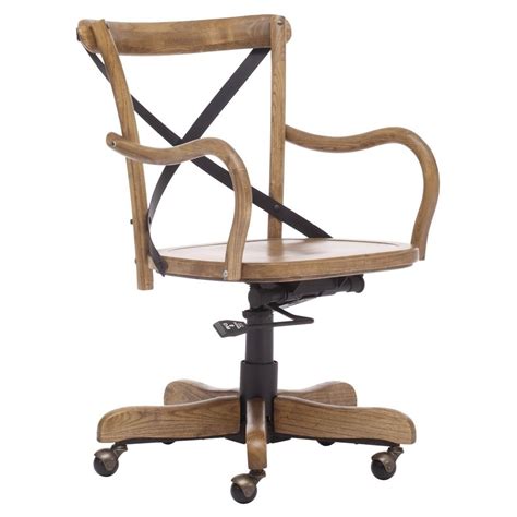 Comfortable Rustic Desk Chair Home Furniture For Home Decoration Ideas