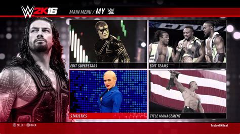 Wwe K Main Menu Changes Youtube