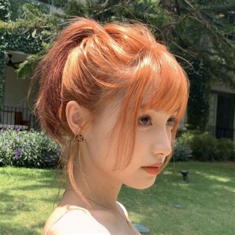 first time discovered by firlina on we heart it orange hair aesthetic hair hair inspiration