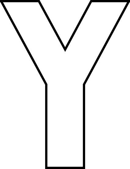 Free Y Stencil Alphabet Letters To Print Lettering Alphabet