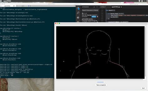 Golang Gui With Qt And Opencv To Capture Image From Camera