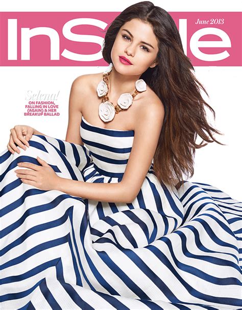 Selena Gomez For Instyle Fashionably Fly