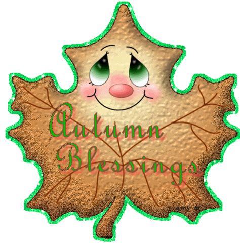 Autumn Animated Images Fall Greetings Glitter Graphics Comments For