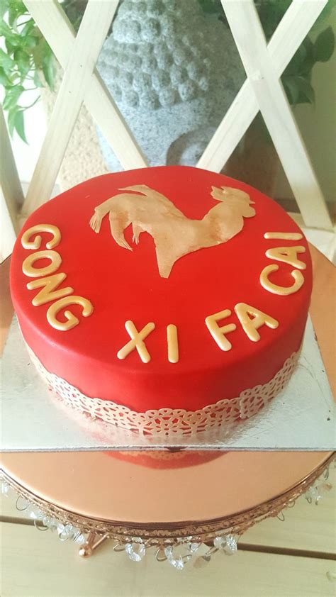 See more ideas about desserts, asian desserts, chinese new year desserts. Chinese year of the fire rooster cake by Get Baked | Baking, Cake, Desserts