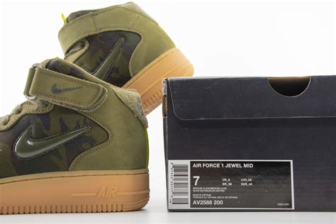 Nike Air Force 1 Mid Jewel Country Camo Shoes Best Price Av2586 200