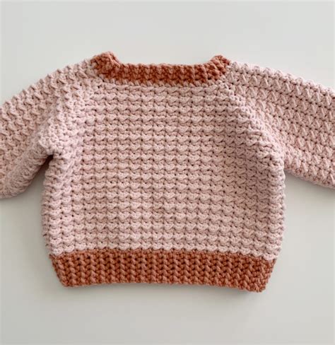 Crochet Even Moss Baby Sweater Daisy Farm Crafts