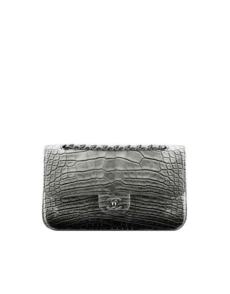 Faded alligator classic flap bag - CHANEL | Classic flap bag, Chanel flap bag, Chanel classic ...