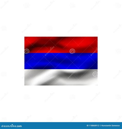 Flag Of Republika Srpska Stock Illustration Illustration Of Design