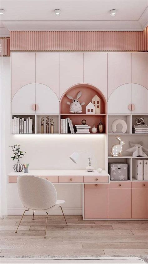 Luxury Girls Room Design In A Blush Pink Colour Designed By Designer