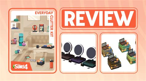 The Sims 4 Kits Everyday Clutter Overview