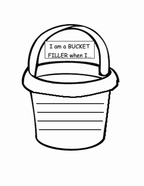 Bucket Filler Coloring Page Beautiful Social Skills Bucket Filler