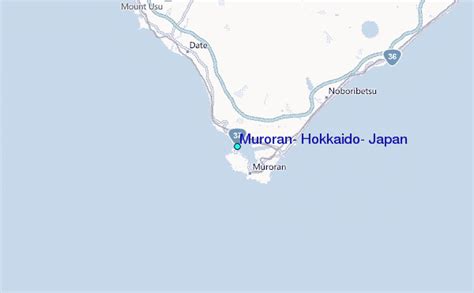 Muroran Hokkaido Japan Tide Station Location Guide