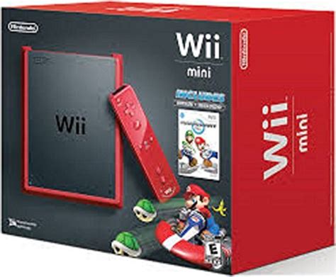 Wii Mini With Mario Kart Wii Game Red Pricepulse