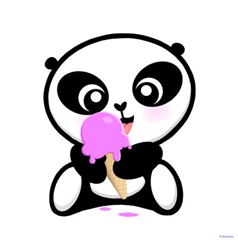 Lilpanda Ice Cream Panda Lilpanda Icecream Kawaii Cute Panda