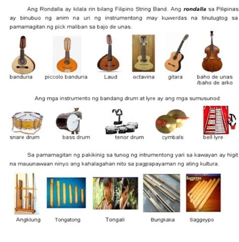 Instrumento Mula Sa Drum At Lyre At Ipaliwanag Kong Bakit Ito Ang