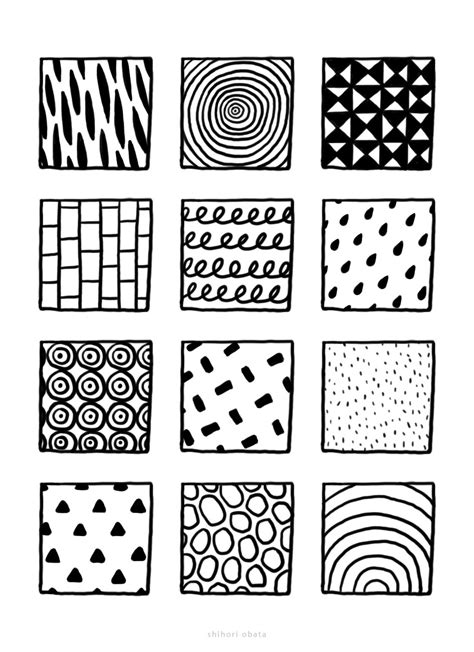 100 Fun Easy Patterns To Draw