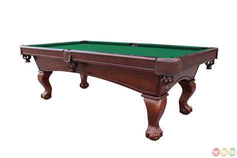 If a player commits any of the following fouls, their opponent may take the cue ball in hand, place it anywhere on the table and shoot anywhere on the. Green 8 Foot Ball and Claw Style Slate Pool Table