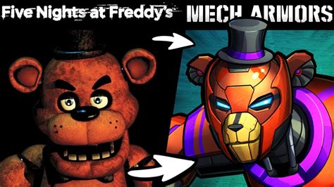 What If Fnaf Animatronics Were Mech Armors Story And Speedpaint Youtube