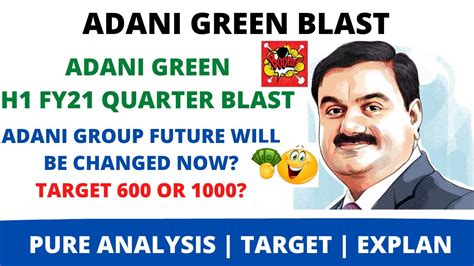 .stock price, adani green energy ltd. Adani Green share news | Adani Group H1 RESULT BLAST ...