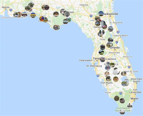 Florida Trail Map Journal Of Florida Studies