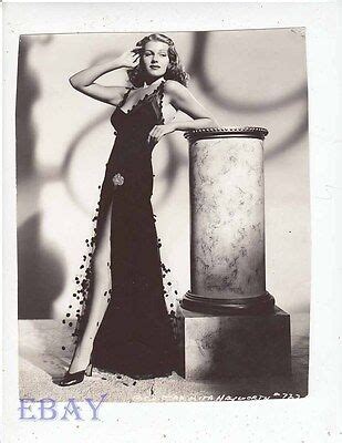 Rita Hayworth Sexy Leggy Vintage Photo Ebay
