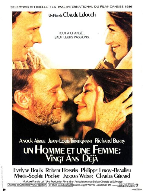 Femmes Amoureuses D Une Autre Femme - Un homme et une femme, 20 ans déjà de Claude Lelouch (1986) - UniFrance