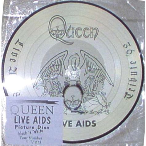 Live Aids Live Aid 85 And Tribute 92 Ltd 75 Copies Live Lp Picture