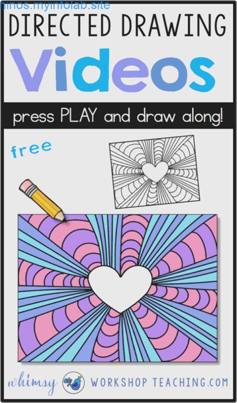 Directed Drawing Videos Valentine Hearts Whimsy Workshop Teaching