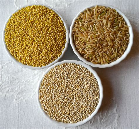 Foods For Long Life Millet Brown Rice And Quinoa Excellent Gluten
