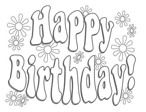 This page, birthday coloring pages, is one of the many coloring pages to print on this site, where you will also find many other if you want more printable coloring pages, click free coloring pages, where you will find all kinds coloring sheet with bambi and cake. 14 happy birthday coloring pages for kids - Print Color Craft