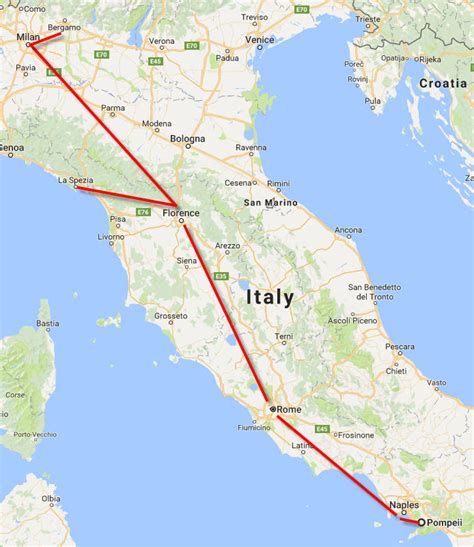 One Week Italy Itinerary For Beginners Tigrest Travel Blog