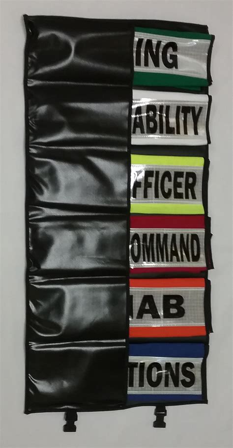 Incident Command Kit 6 Vest With Roll Bag American Made