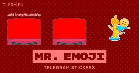 “mr Emoji” Animated Sticker Set For Telegram