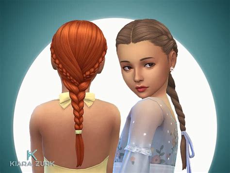 The Sims 4 Braid Single For Girls At My Stuff Origin Best Sims Mods