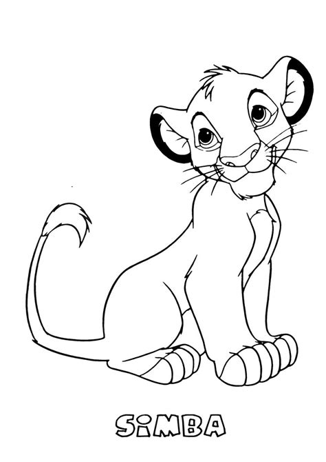We have collected 38+ lion cub coloring page images of various designs for you to color. Simba1 the lion king coloring page