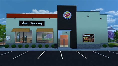 Burger King Restaurant By Jctekksims From Mod The Sims Sims 4 Downloads