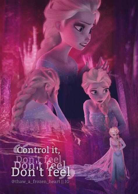Conceal It Dont Feel It Dont Let It Show Frozen Disney Movie